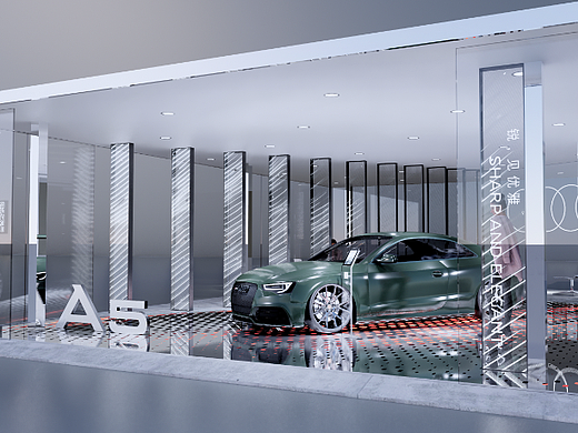2021 Audi A5 Booth Desgin