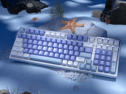 电商 拼色 键盘 建模渲染 主图 无线