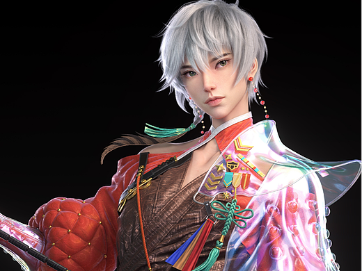 青红画了个白小申羊杨杨看世界客单—帅气的小姐姐也可以很温柔蓝天