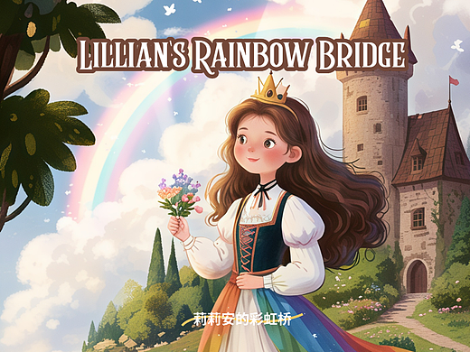 莉莉安的彩虹橋（個(gè)人主頁(yè)-ZNjg3NTYyNTY=） - AI作品 - 站酷設(shè)計(jì)師小紅鯉叫周綠綠原創(chuàng)素材 - 站酷ZCOOL