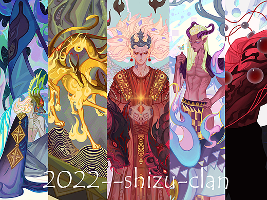 山间毒虫Aro2022插画合集【氏族clan】