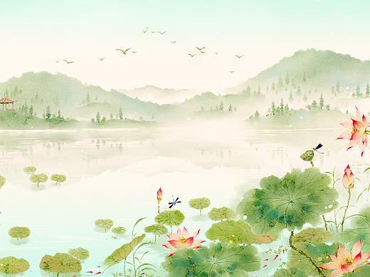 荷花（個人主頁-ZNjM3NDU3MTY=） - 創(chuàng)作習(xí)作 - 站酷設(shè)計師無軒花蒔記原創(chuàng)素材 - 站酷ZCOOL