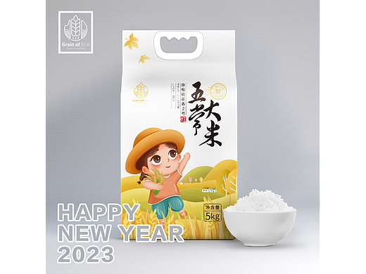 大米包裝（個(gè)人主頁(yè)-ZNjM3NDQ2MzY=） - 包裝 - 站酷設(shè)計(jì)師微信z173534原創(chuàng)素材 - 站酷ZCOOL