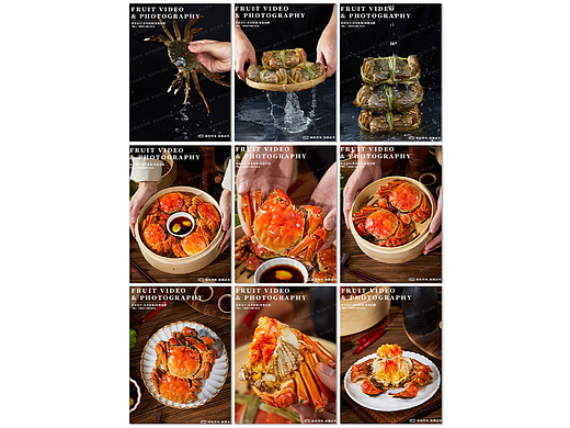 大闸蟹拍摄|餐饮美食电商图片摄影图