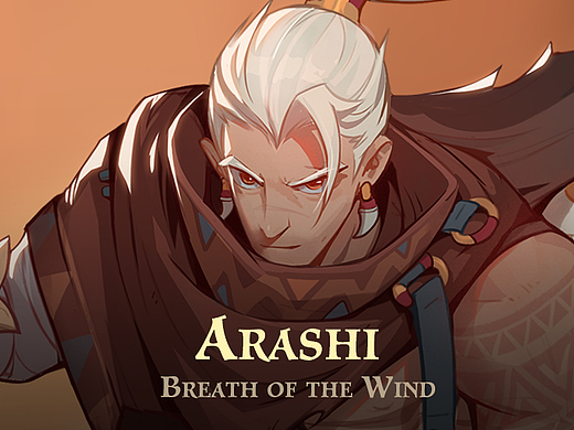 Arashi-Breath of the Wind卡牌立绘