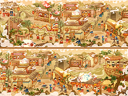 卯兔贺新春|国潮插画