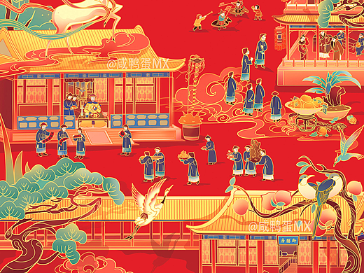 故宫文化新年贺岁春联文创对联春联新年礼盒