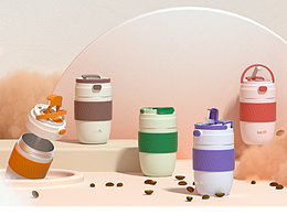 保温杯海报渲染集合