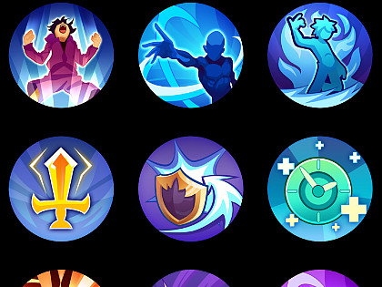 设计b-全套3年前54600插画-游戏原画q版手游技能图标设计a创建时间