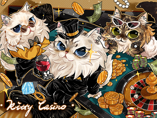 【2023/4-5月猫咪插画】