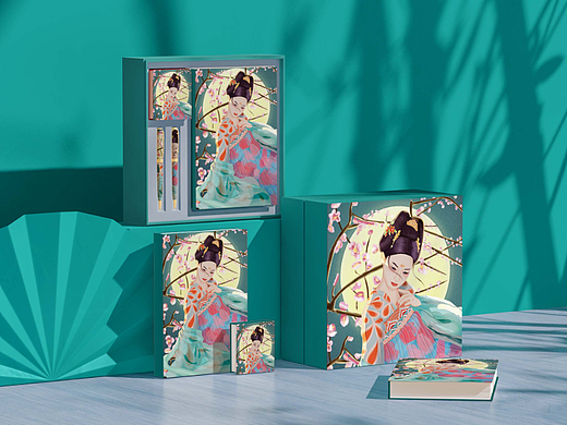 国潮插画包装仙女（个人主页-ZNjM4MzQwNjQ=） - 商业插画 - 站酷设计师鹤九冬原创素材 - 站酷ZCOOL