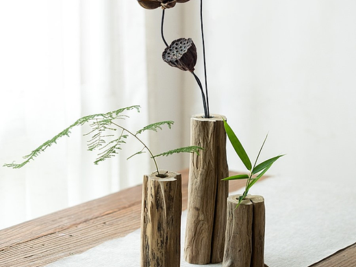 實(shí)木干花花瓶（個(gè)人主頁-ZNjM0MjA2Njg=） - 產(chǎn)品 - 站酷設(shè)計(jì)師金色麥浪000原創(chuàng)素材 - 站酷ZCOOL