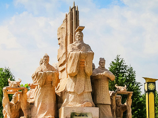 历史人物礼仪之邦铸铜雕塑