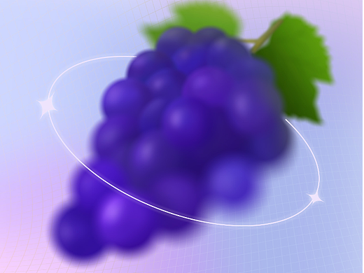 轻拟物弥散光海报设计