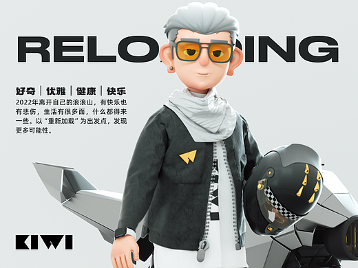 「RELOADING」生活重新加载（个人主页-ZNjM3Mzg1MTY=） - 人物/生物 - 站酷设计师KIWI王大壮原创素材 - 站酷ZCOOL