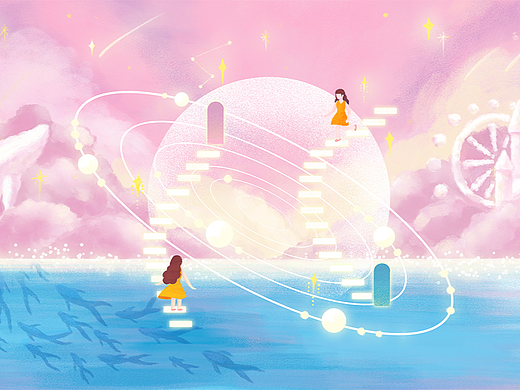 「追梦人」Oppo2022乐划锁屏插画大赏