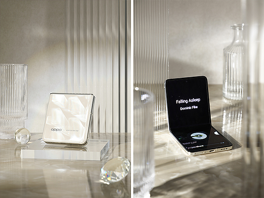 OPPO折叠手机场景图产品拍摄&后期修图合集