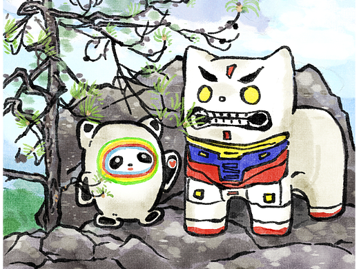 原创插画之玩具系列