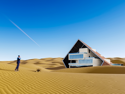 搬砖丨三文建筑 宁夏中卫大漠星河营地接待中心