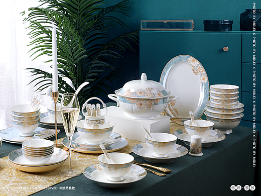 景德镇瓷器|骨瓷|套盘