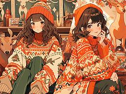 AI繪制「異域風情插畫人物」