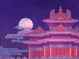 故宫系列——月满西楼