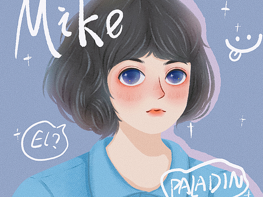 《怪奇物语》插画头像-Mike
