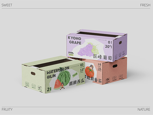水果包装设计|包装提案|品牌设计（个人主页-ZNjg0ODc3MTY=） - 包装 - 站酷设计师食個梨子原创素材 - 站酷ZCOOL