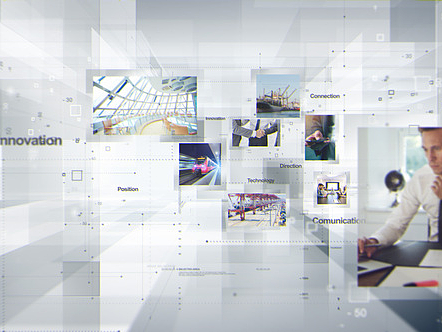 AE模板|未来科技动态企业标志LOGO演绎商业公司开场