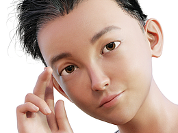 「超写实虚拟人开发—凑弟弟」