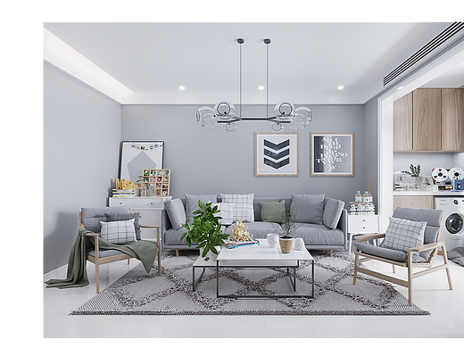 现代简约北欧风-家装