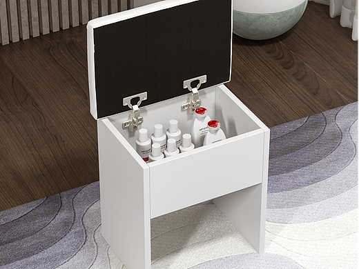 梳妝臺凳子圖片渲染 C4D+Redshift（個人主頁-ZNjgwMTg0NzI=） - 產(chǎn)品 - 站酷設計師圖片渲染接單原創(chuàng)素材 - 站酷ZCOOL