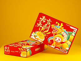 龙年款爱媛橙包装设计