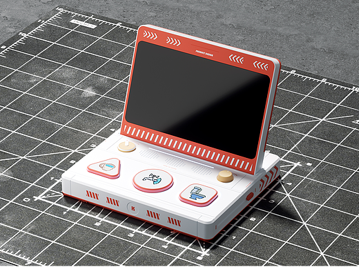 儿童游戏机ID设计 | ID design of children's game