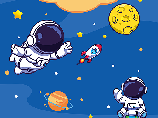 A3 宇航员资料册设计