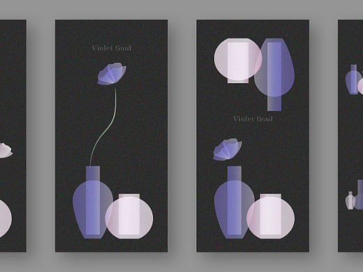 基于花和花瓶的壁纸设计