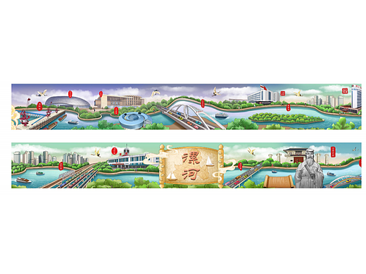漯河长卷墙绘设计