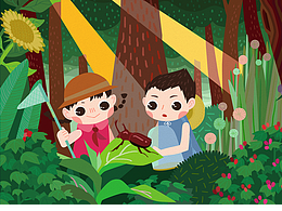 一起来捉独角仙！