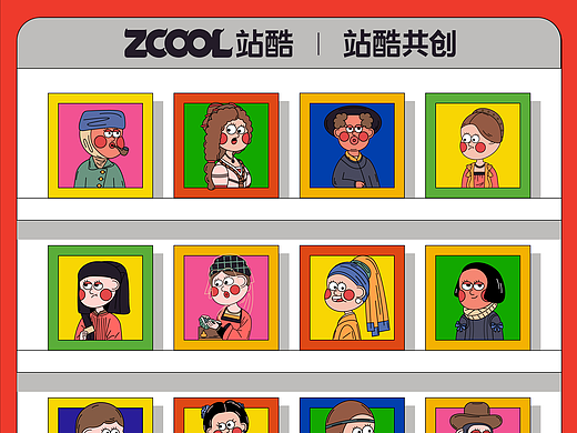 #世界名画100#《名画娃娃机》