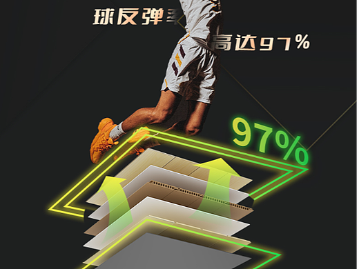 生物质地板详情页-C4D产品建模OC渲染ps