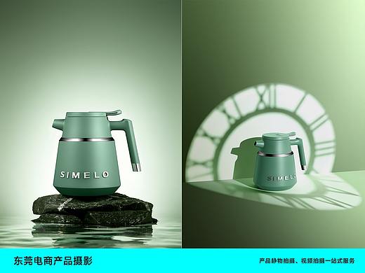 家用焖茶壶产品摄影-保温水壶产品摄影-产品摄影