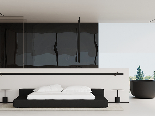 客餐厅平层效果图