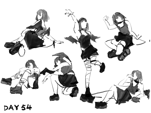 #速写60天挑战赛# day54 @速写班长