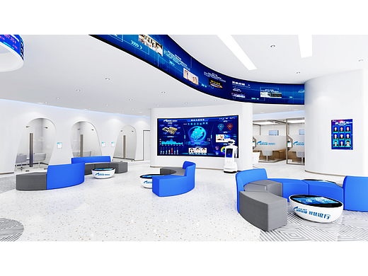 星网智慧银行空间规划方案效果图