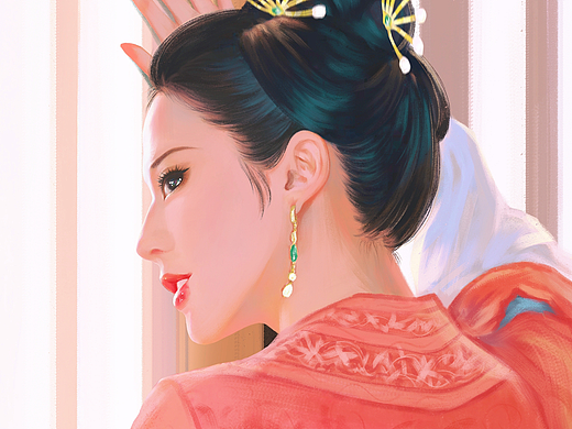 刘亦菲赵盼儿 插画