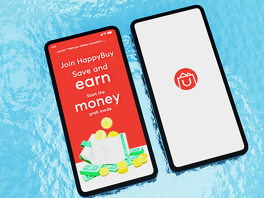 海外拼团电商购物APP《HappyBuy》UI&UX&AD广告宣传