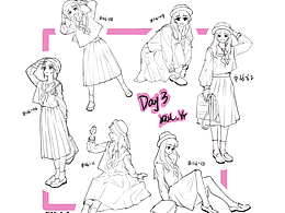 速写60天挑战赛——第一周