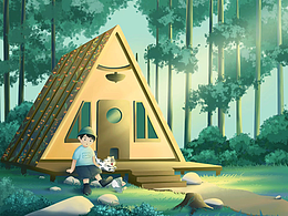 森林小屋