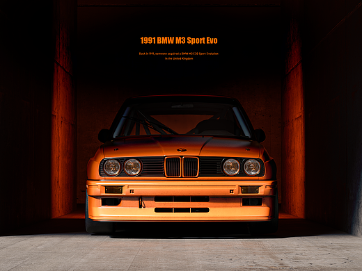 REDSHIFT-1991 BMW M3 Sport Evolution渲染练习