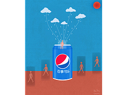 夏天是可乐味的